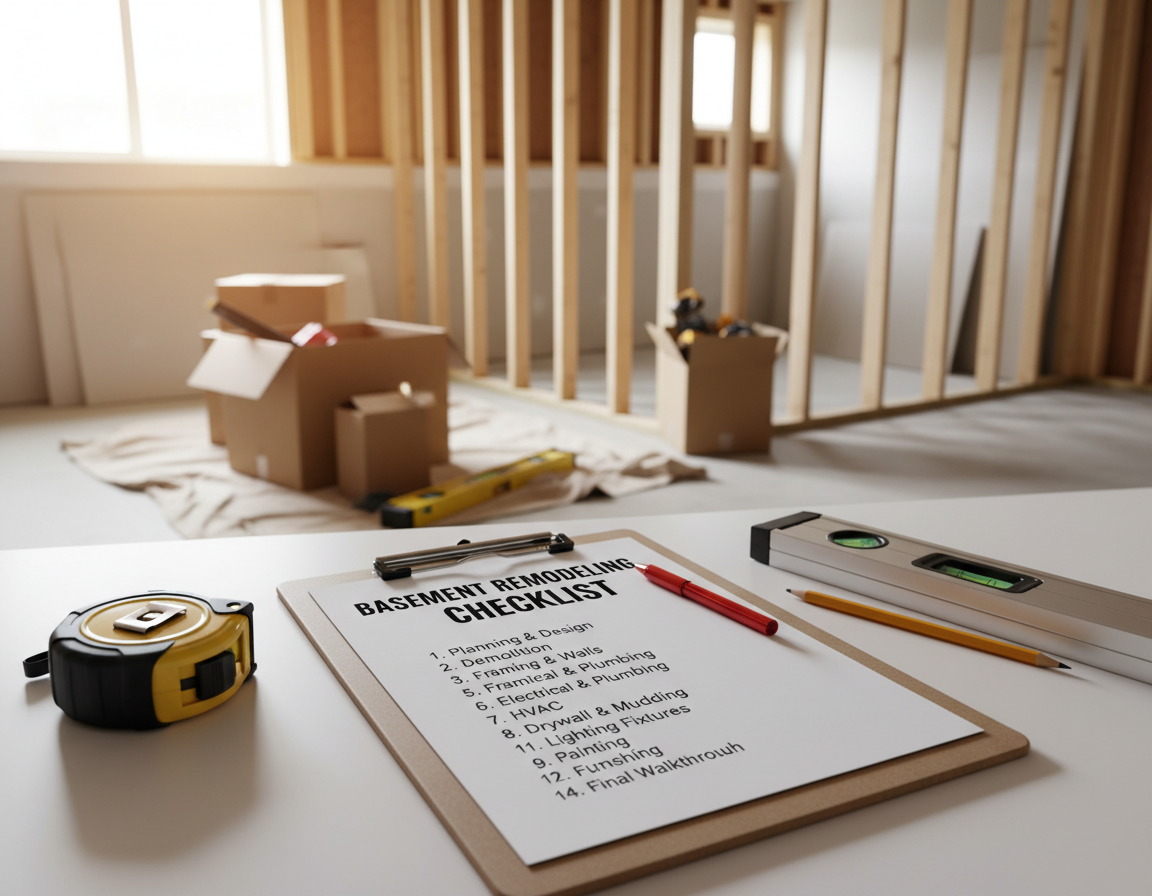 Basement Remodel in Bellevue